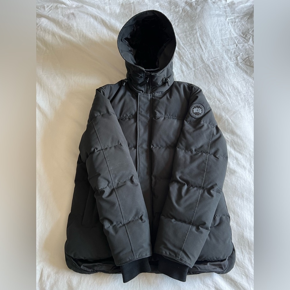 Canada Goose Men’s Macmillan Parka Black Label Size Large
